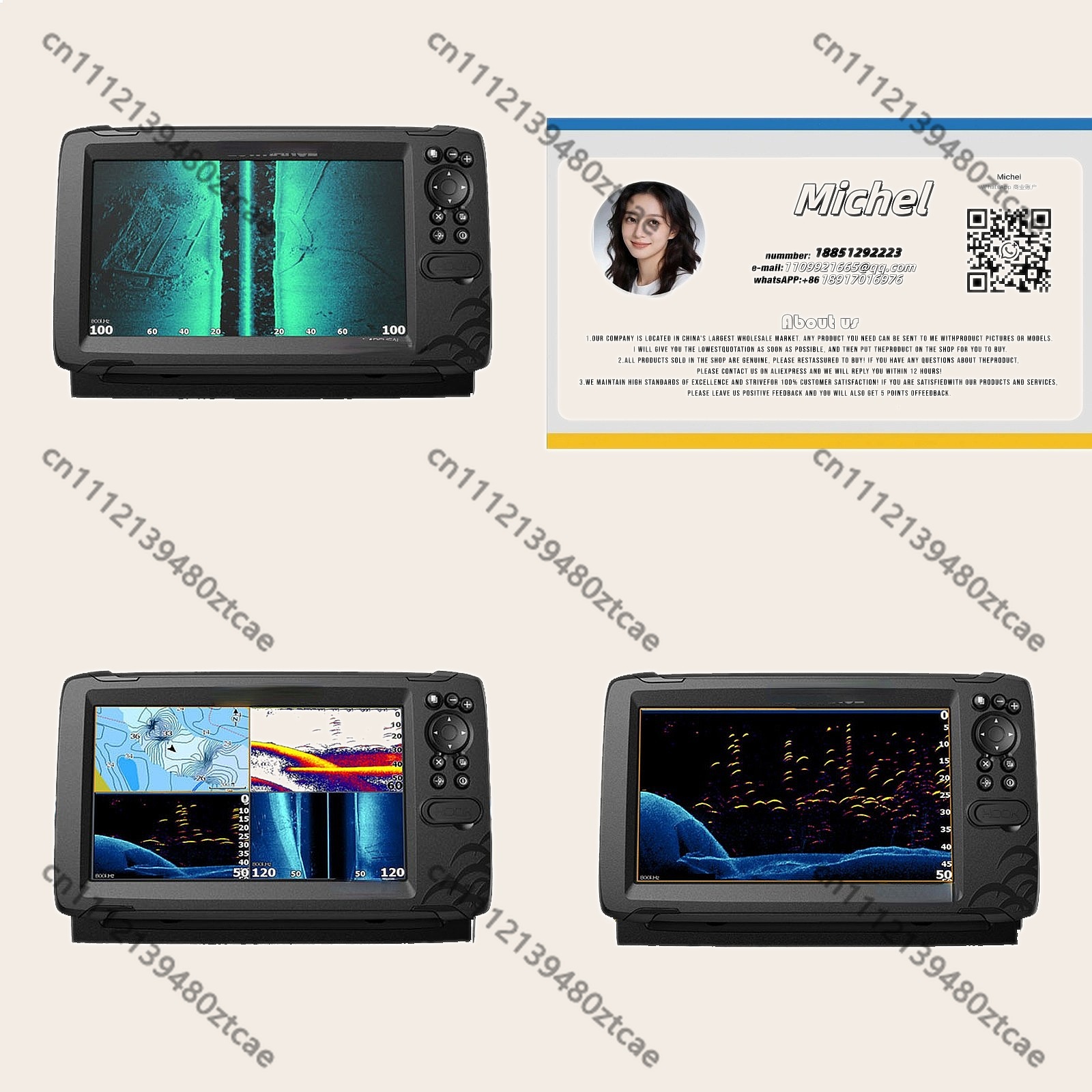 جهاز محمول لتحديد مواقع الأسما - مراجعة Fishing Boat Depth Finder وسعره