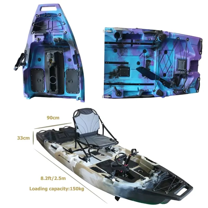 قارب كاياك بطول 8 أقدام بمقعد  - مراجعة Fishing Boat Seat وسعره