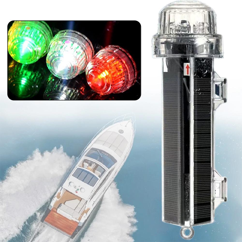 الطاقة الشمسية المحيط مصباح إش - مراجعة Fishing Boat Navigation Light وسعره