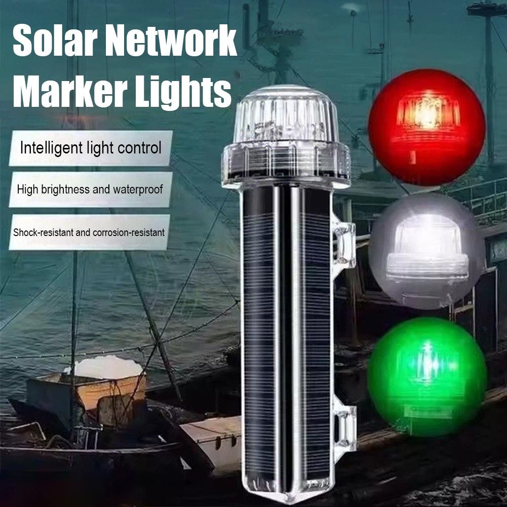 الطاقة الشمسية المحيط مصباح إش - مراجعة Fishing Boat Navigation Light وسعره